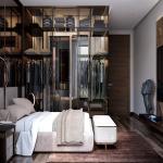 Modern Master Wardrobe Closet European Custom Storage Bedroom Furniture for High