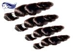Free Shedding Human Brazilian Hair Extensions Natural Double / Strong Weft
