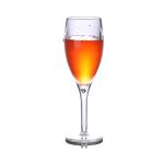 2.5oz Small SAN Plastic Biodegradable Champagne Flutes Glasses 70ml