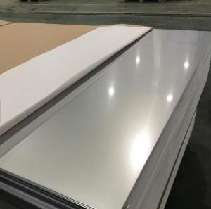 Quality Cold Rolled Brushed Stainless Steel Sheet , Square Metal Plate Weldable wholesale