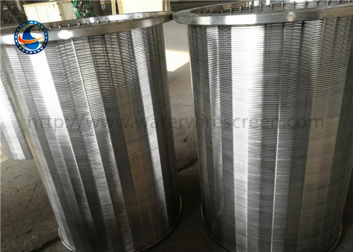 Cylinder Filter Johnson Wedge Wire Screens Foti Slot 0.5 Mm Stainless Steel