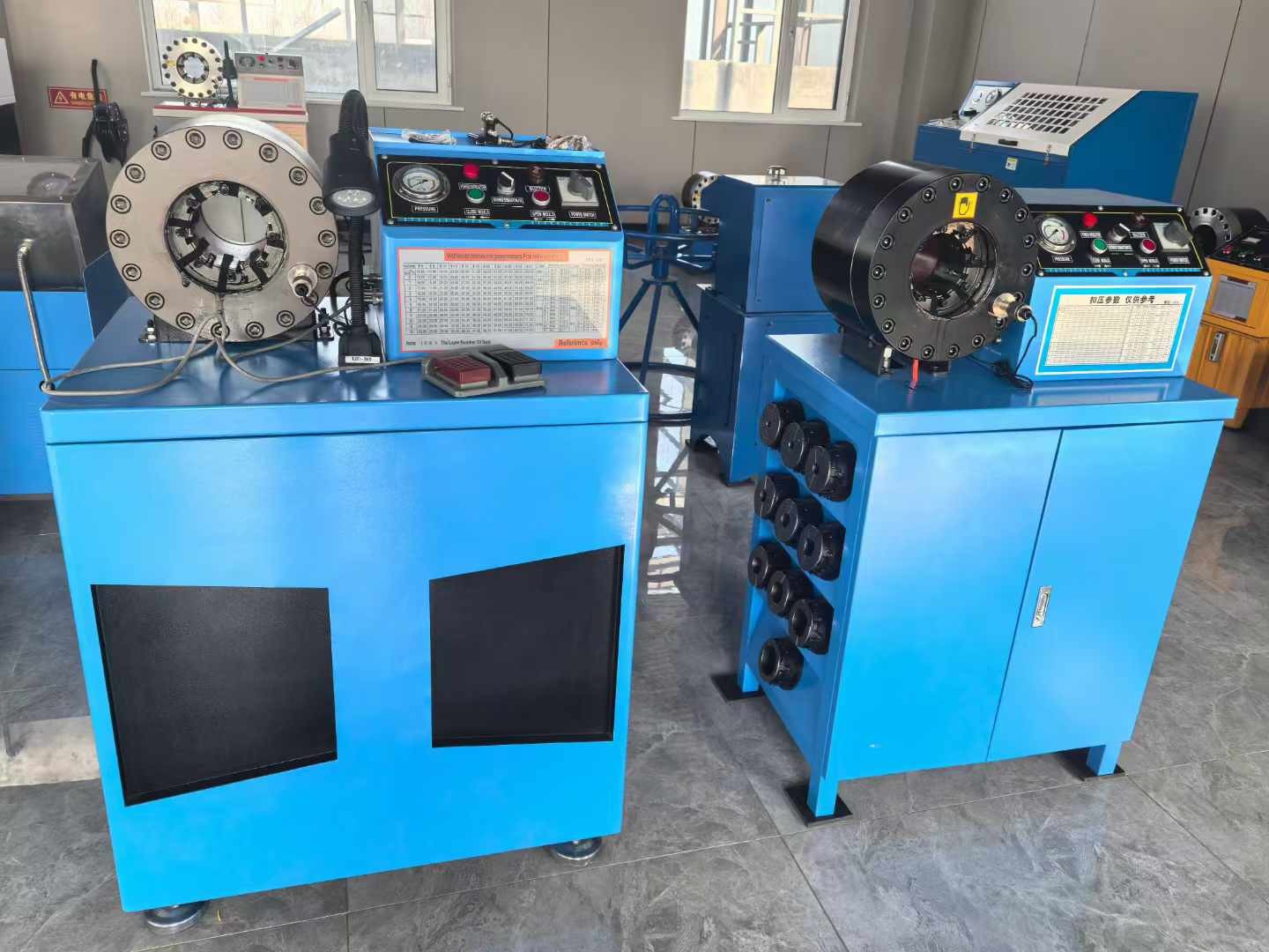 High Efficiency 500 Pieces Per Hour For Big Capacity Portable Hose Crimping Machine Hydraulic Hose Crimper