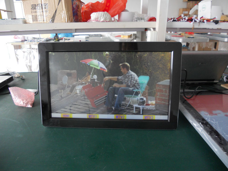 24 inch digital interactive ads totem touch screen player android kiosk