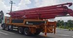Diesel Truck Used Putzmeister Concrete Pump M56-5 148M³/H With 5 Sections