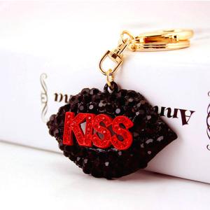 Quality Silkscreen Key Chain Ornaments , OEM 5cm Perfume Bottle Keyring wholesale