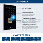 H1080mm Bank Grade Commercial Safe Box Biometric Fingerprint Lock