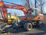 secondhand condition15t wheel excavator DH150W-7 wheel excavator/secondhand