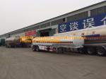 2 Axles Oil Fuel Tank Trailer Heavy Duty Semi Trailers Q345 Carbon Steel