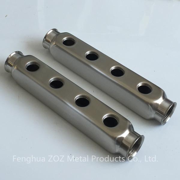 Polished Stainless Steel Floor Heating Bar Manifold