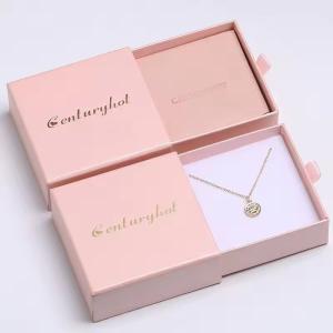 Quality Matt Lamination Slide Out Jewelry Box With Foam Tray Eco Friendly wholesale