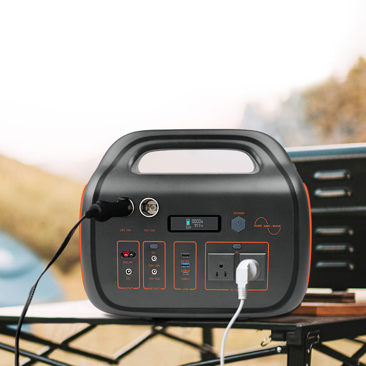 Waterproof 1000w Portable Battery Power Station Solar Generator AC 110V 220V