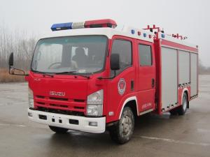 Quality ISUZU 3 Tons Fire Rescue Truck 750 Gallons 3000L Large Loading Capacity wholesale