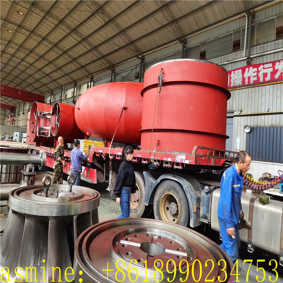 High Or Low Speed Hydro Turbine Runner Customized Blade Number And Length