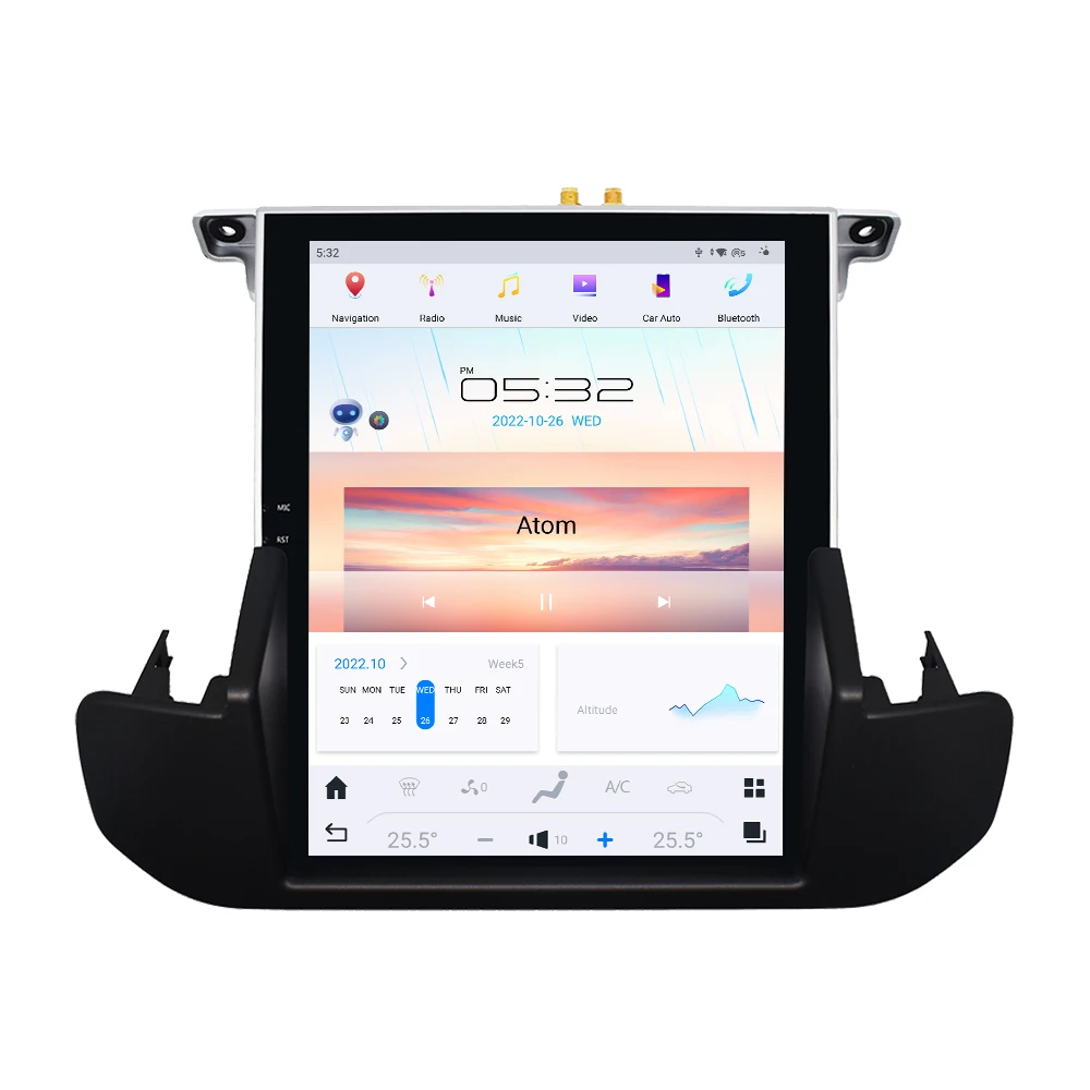 Vertical Screen Car Radio For Land Range Rover Discovery 4 2009-2016 New Upgrade Carplay GPS Navigation Car Multimedia