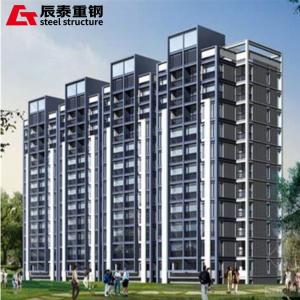 Quality Commercial Steel Structure High Rise Building , Prefab Building Construction wholesale
