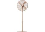 45W Height Adjustable Retro Quiet Floor Fan For Office , Kitchen , Hospital