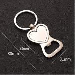 Custom Die Cast Bottle Opener Sublimation Blanks Aluminum Stainless Steel