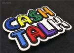 Colorful Twill Letter 3D Embroidery Patches Eco Friendly Material