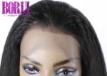 Natural Color Full Lace Human Wigs Brazilian Kinky Yaki Straight Soft Smooth