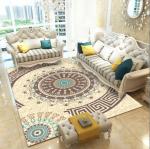 80*120cm Blending Crystal Velvet Living Room Floor Carpets Modern Simple