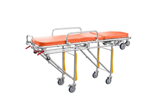 Cheap Mobile Medical Adjustable Backrest Automatic Loading Ambulance Stretcher for sale