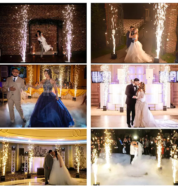 Dual Spray Indoor Cold Spark Machine Wedding Spark Machine Unprecedented Visual Effects