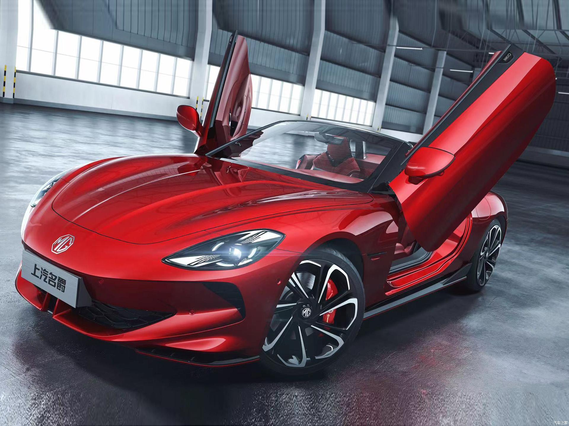 Softtop Convert Saic MG Cyberster Ternary Lithium Battery Electric Sports Car 580KM Endurance Two-Seat Pure