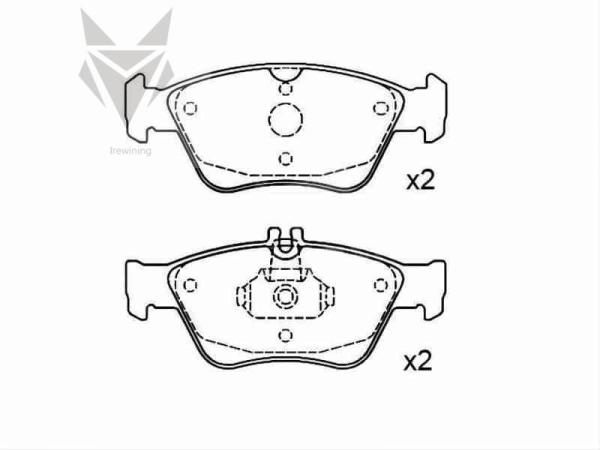 Auto Brake Pads MERCEDES BENZ C-Class Estate CLK Convertible E-Class Estate SLK