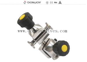 Quality SS316L DN8 DONJOY 3way Sanitary Diaphragm Valve wholesale