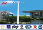 30meters power coating High Mast Pole with CCTV installation for airport