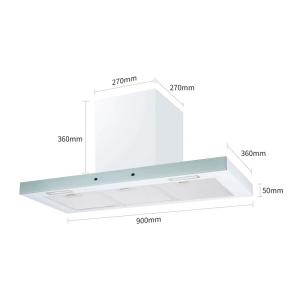 Quality 18/20m3/Min T Shape Chimney Hood 30 Inch Range Hood Customized wholesale