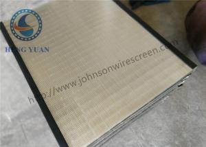 Quality Professional Wedge Wire Screen Panels For Coal Washer 0.5mm Slot Size wholesale