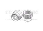 Customed 6.5 mm Industrial Transparent Vaccume Silicone Rubber Suction Cups