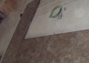 Quality Grey Marble Stone Countertops , Marble Bathroom Countertops Custom Color wholesale