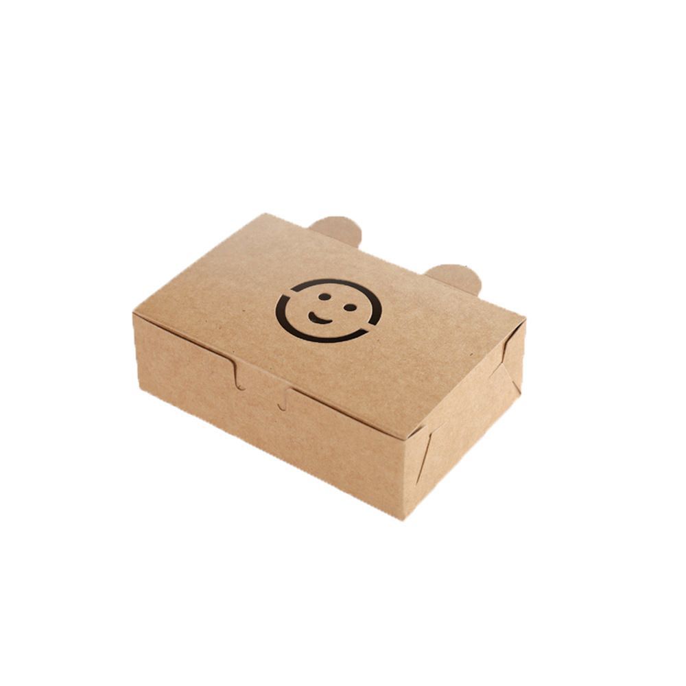 White Cardboard Paper Packaging Food Box for Restaurant Fast Food Snack Fried Chips Chicken Box