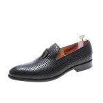 British Style 3D Embosses Mens Leather Dress Shoes brown Pointed Toe