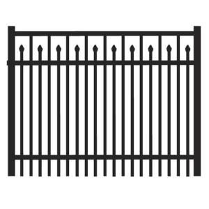 Quality 2500mm 3000mm Tubular Steel Fence Dark Grey Black Green Metal Tubular Fencing wholesale
