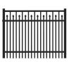 Buy cheap 2500mm 3000mm Tubular Steel Fence Dark Grey Black Green Metal Tubular Fencing from wholesalers