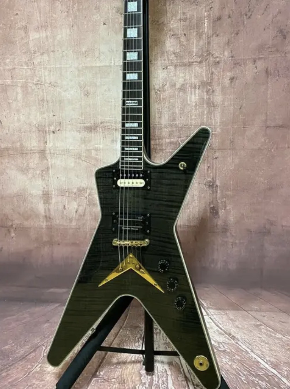 Custom Dimebag Darrell The Dean ML Type Shaped Electric Guitar Olive Green