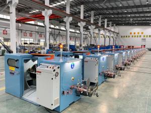 Quality Wire Diameter 0.2-1.04mm Copper Wire Bunching Machine Capacity 100-350kg/h For Copper-clad Aluminium wholesale