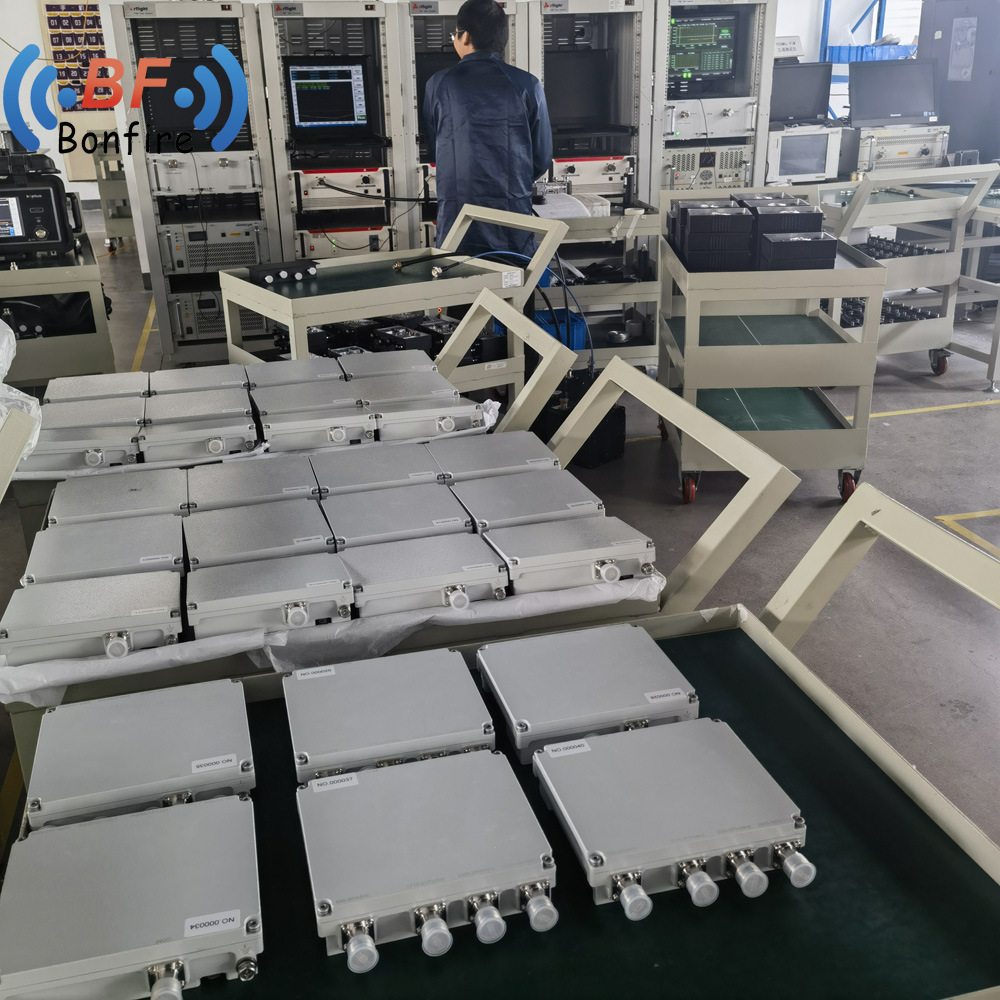 200W DIN Type Male to Female RF Combiner RF Coaxial Fixed Attenuator 2300-2400 2500-2700MHz Dual Band Combiner