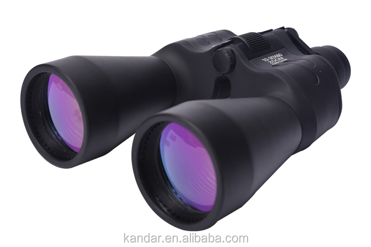 10-30x60 Porro BK7 Binoculars with Fold Down Eyecups and Fully Multi Coating in Black
