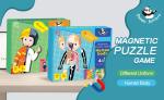 ASTM963-17 48pcs Magnetic Human Body Puzzle For Preschoolers