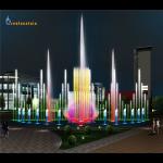 music dancing running marble dry fountain