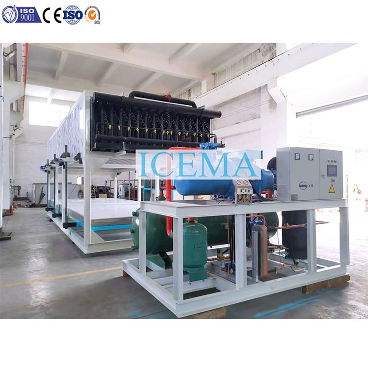 Industrial Direct Cooling Fresh Water Ice Block Machine 30 Tons