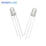 1.8V-2.4V Dual Color LED Diode 5mm Through Hole Red Blue Color High Brightness