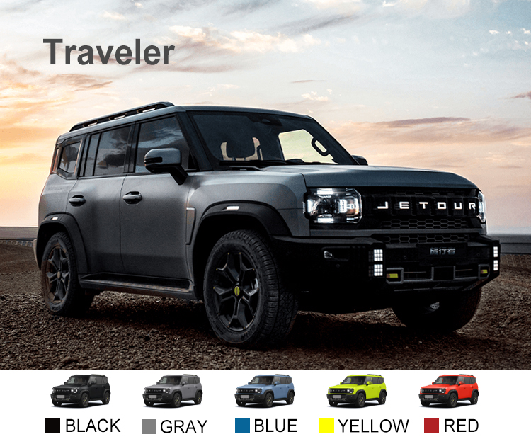2024 Jetour Traveler Gasoline Dct Engine 1.6 T Sports Lhd Jetour Traveller 5 Seats AWD SUV with ABS and 6 Forward Shift Number