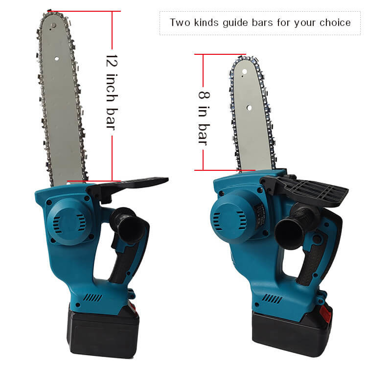 8 10 Inch Cordless Portable Mini Electric Chainsaw Rechargeable Lithium Battery Chain Saw