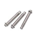 1/2 Diameter Stainless Steel Plated Expansion Anchor Bolt Screw Bolt Hex Head