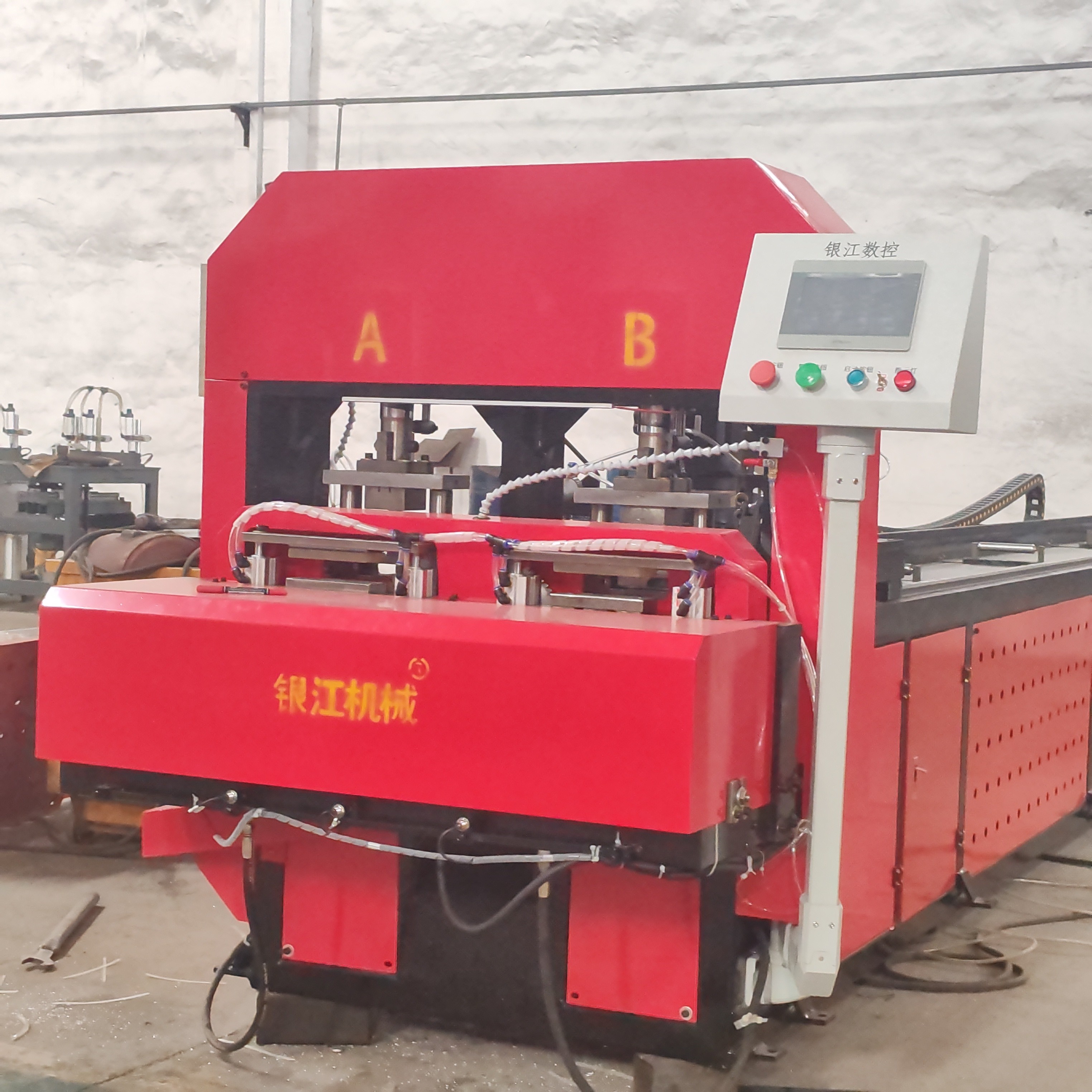 Custom Hydraulic Punching Equiment High Accuracy Long Lasting